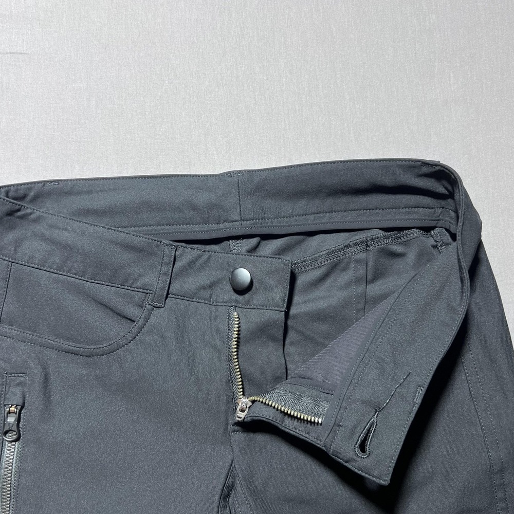 Lululemon Bust A Move Moto Skinny‎ Pants Womens Black Tech Utility Zip 29x26 - Picture 9 of 15